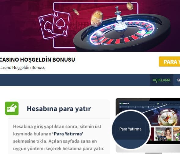 betpas casino bonusları